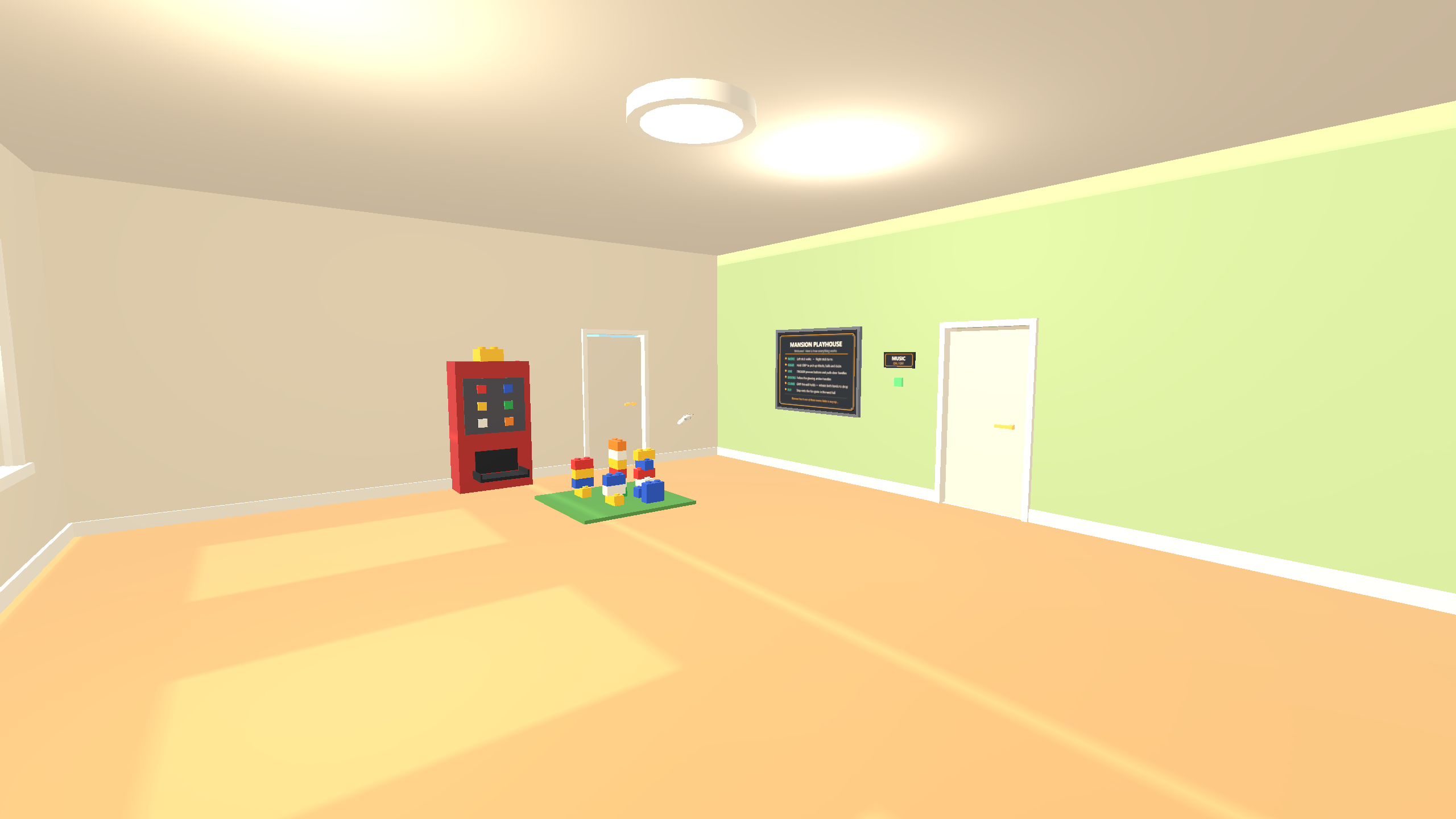 The building room with the block vendor